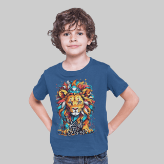 Nome do produto Camiseta masculina infantil 2 a 8 anos Kids for Jesus 