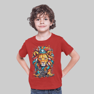 Nome do produto Camiseta masculina infantil 2 a 8 anos Kids for Jesus 