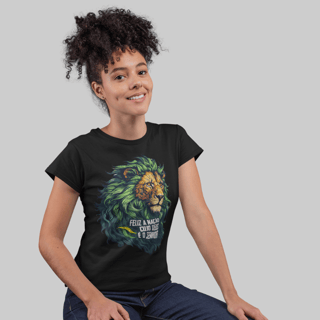 Nome do produto Camiseta feminina Feliz a nação cujo Deus é o Senhor