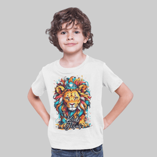 Nome do produto Camiseta masculina infantil 2 a 8 anos Kids for Jesus 