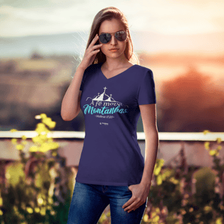 Camiseta feminina - A Fé move Montanhas