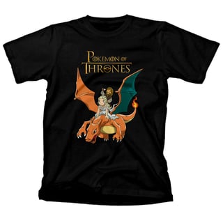 Nome do produto Pokemon of Thrones <br>[T-Shirt Quality]</br>