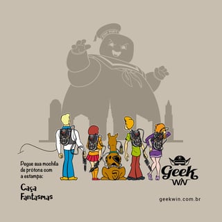 Nome do produto Caça Fantasmas<br>[Eco Bag]</br>
