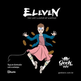 Nome do produto Eleven <br>[T-Shirt Plus Size]</br>