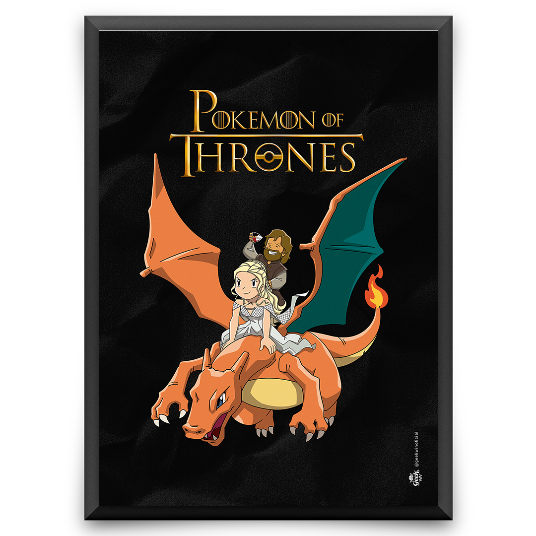 Nome do produto: Pokemon of Thrones<br>[Pôster]</br>