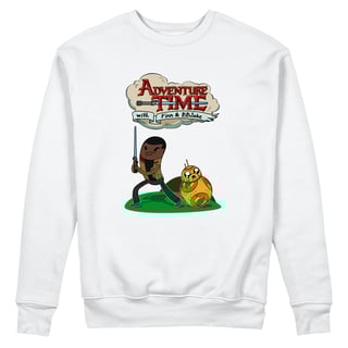 Nome do produto Adventure Time <br>[Moletom Fechado Unissex]</br>