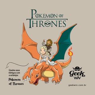 Nome do produto Pokemon of Thrones<br>[Eco Bag]</br>