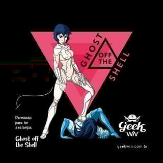 Nome do produto Ghost off the Shell <br>[Regata Masculina Quality]</br>