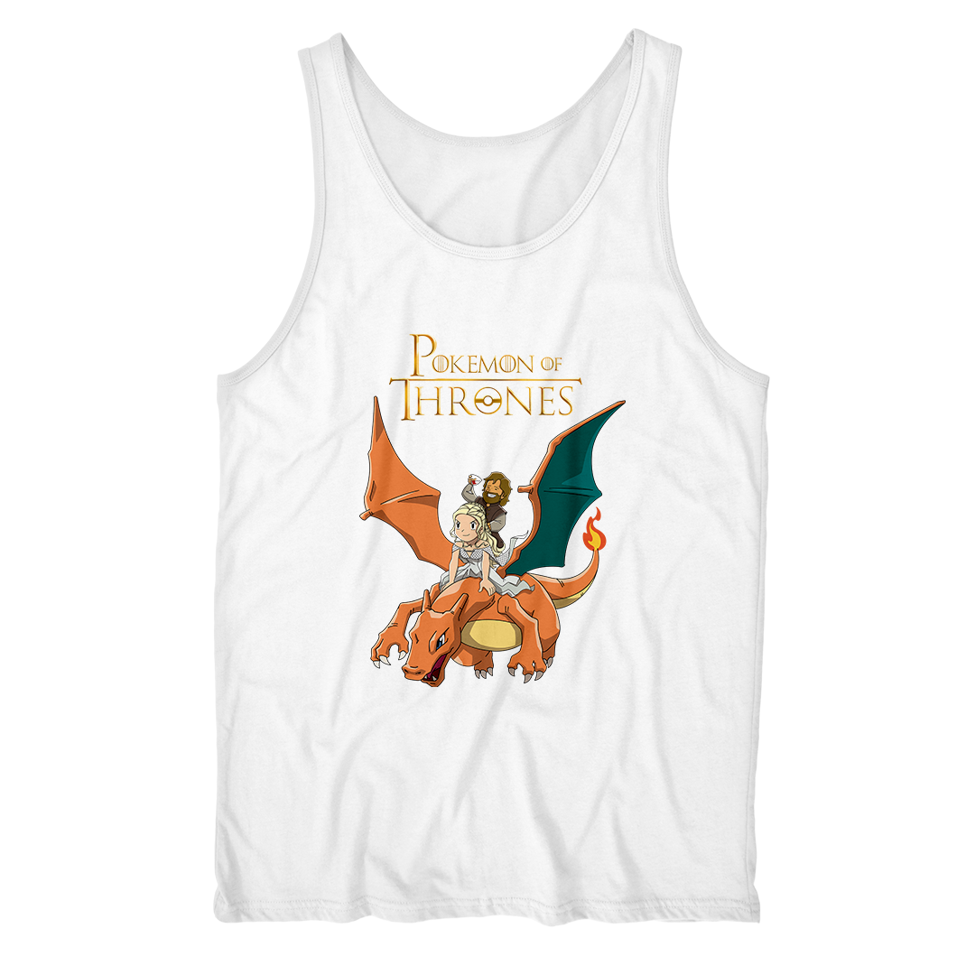 Nome do produto: Pokemon of Thrones <br>[Regata Masculina Quality]</br>