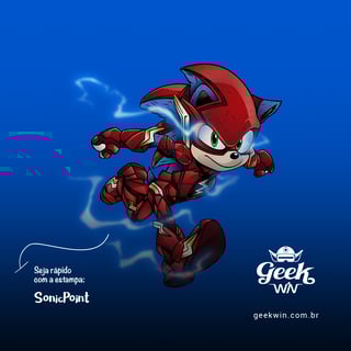 Nome do produto Sonic Point <br>[Moletom Fechado Unissex]</br>