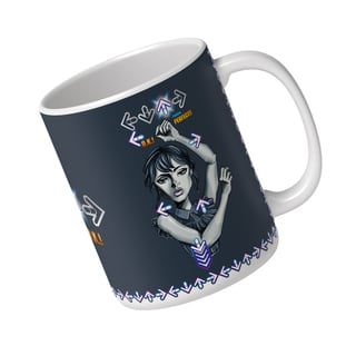 Nome do produto Wandinha Dance <br>[Caneca]</br>