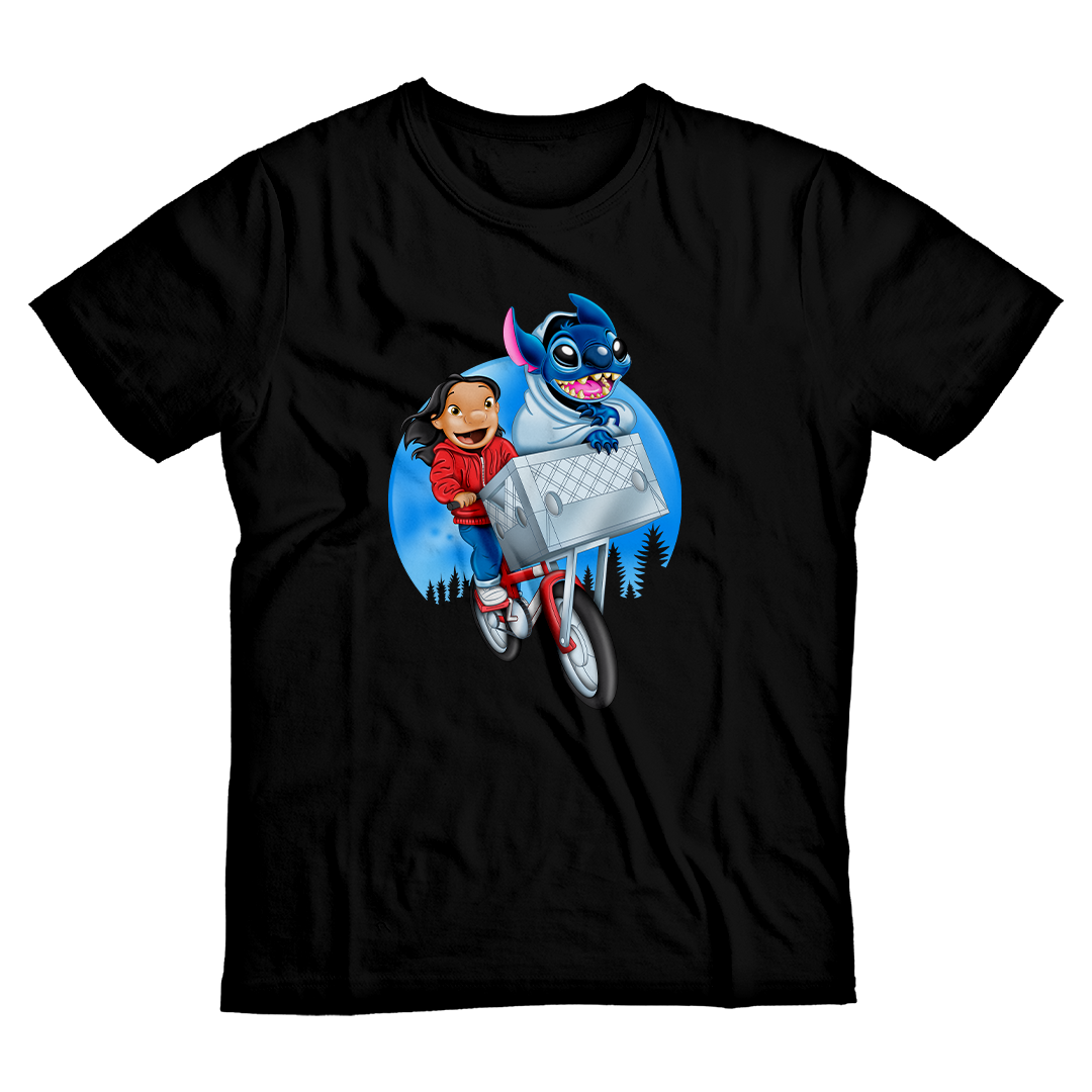 Nome do produto: Stitch o Extraterrestre<br>[T-Shirt Plus Size]</br>