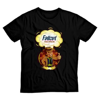 Nome do produto Fallout Heimer <br>[T-Shirt Plus Size]</br>