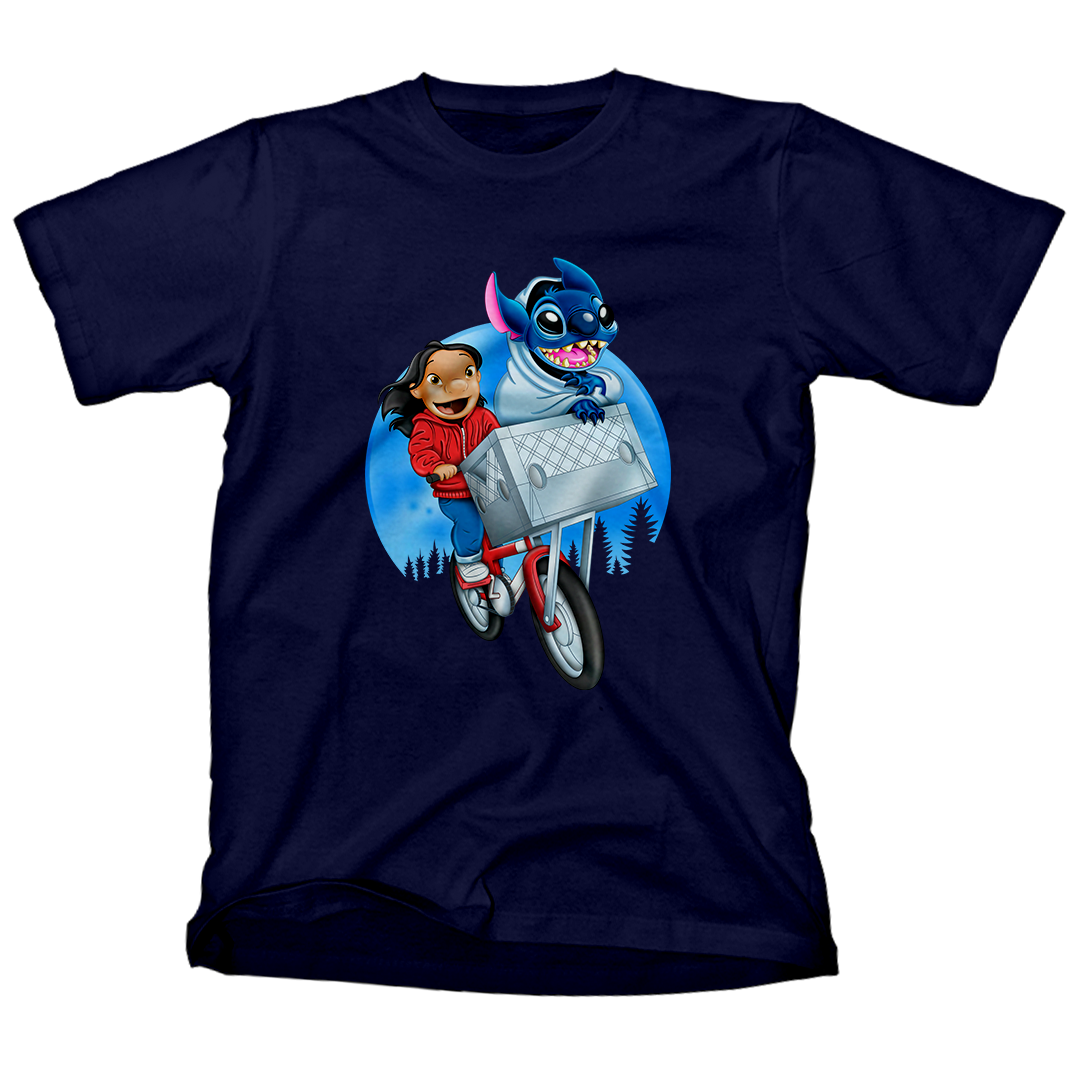 Nome do produto: Stitch o Extraterrestre<br>[T-Shirt Quality]</br>