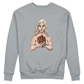 Nome do produto Mother of the Dragons <br>[Moletom Fechado Unissex]</br>