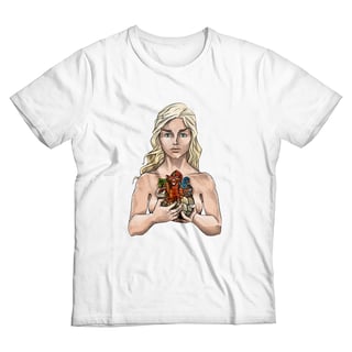 Nome do produto Mother of the Dragons <br>[T-Shirt Plus Size]</br>