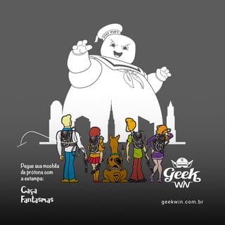 Nome do produto Caça Fantasmas <br>[Classic Infantil]</br>