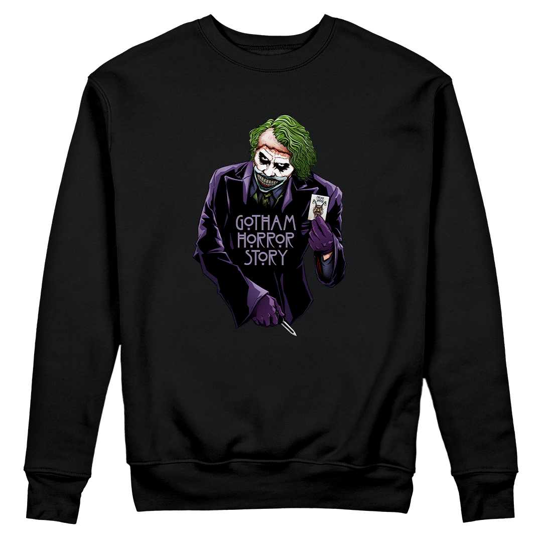 Nome do produto: Gotham Horror Story <br>[Moletom Fechado Unissex]</br>