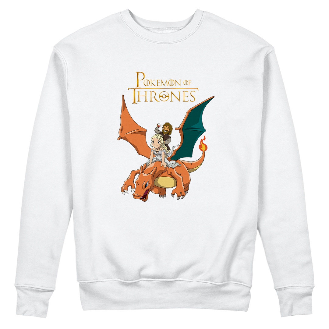 Nome do produto: Pokemon of Thrones <br>[Moletom Fechado Unissex]</br>
