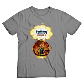 Nome do produto Fallout Heimer <br>[T-Shirt Plus Size]</br>