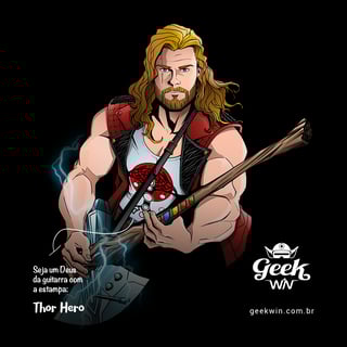 Nome do produto Thor Hero<br>[Pôster]</br>