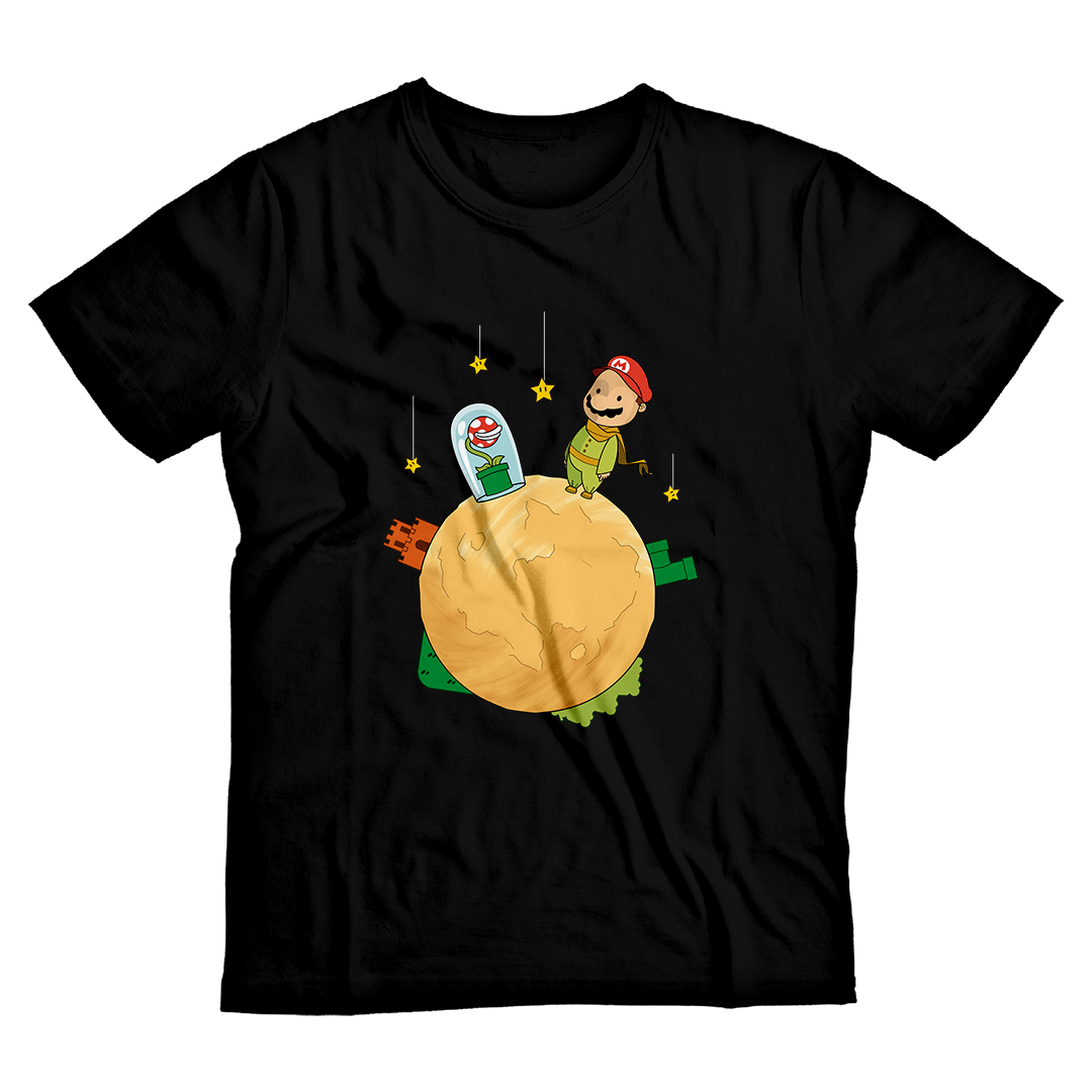 Nome do produto: Pequeno Mario <br>[T-Shirt Plus Size]</br>