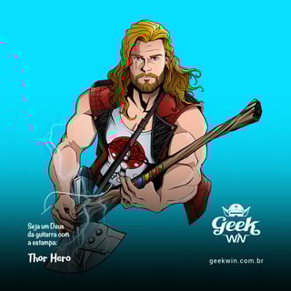 Nome do produto Thor Hero <br>[Moletom Canguru Unissex]</br>