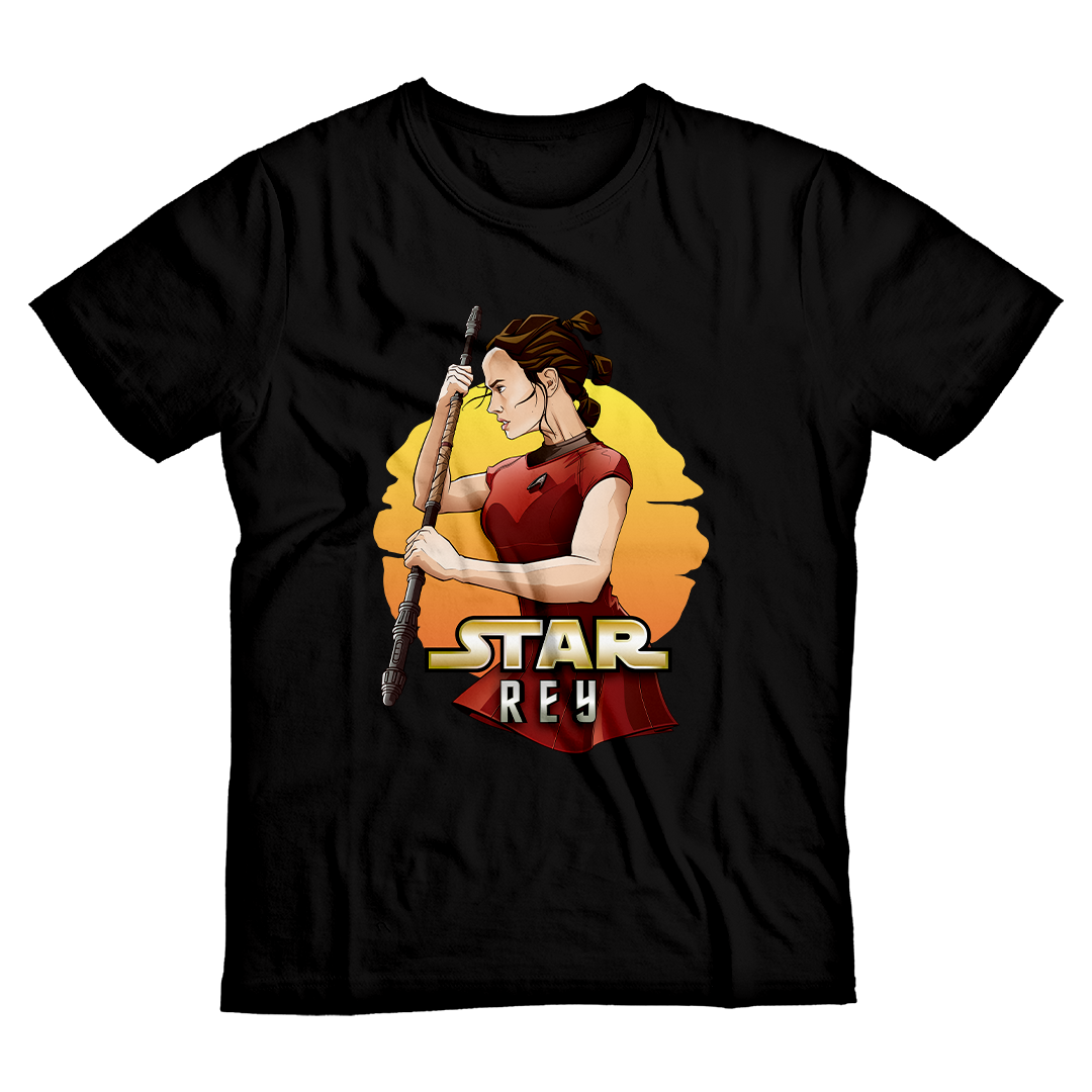 Nome do produto: Star Rey <br>[T-Shirt Plus Size]</br>