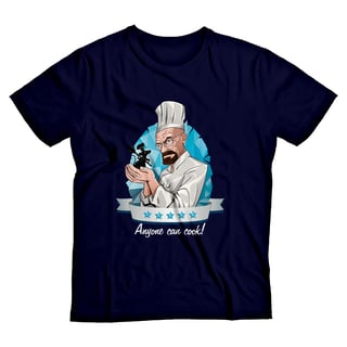 Nome do produto Qualquer um Pode Cozinhar <br>[T-Shirt Plus Size]</br>