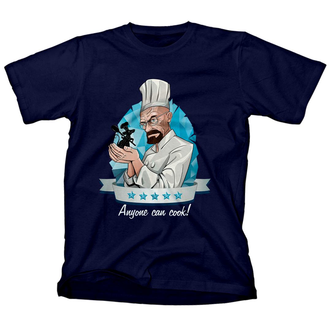 Nome do produto: Qualquer um Pode Cozinhar <br>[T-Shirt Quality]</br>
