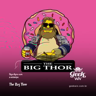 Nome do produto The Big Thor <br>[T-Shirt Plus Size]</br>