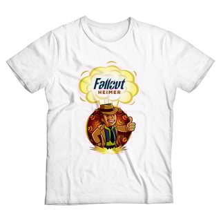 Nome do produto Fallout Heimer <br>[T-Shirt Plus Size]</br>
