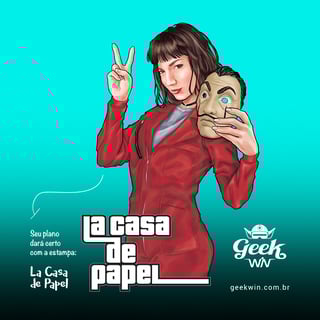 Nome do produto La Casa de Papel <br>[T-Shirt Quality]</br>
