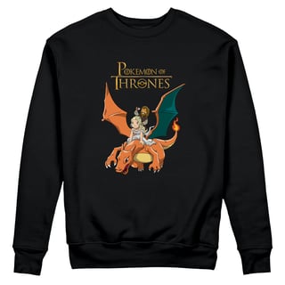 Nome do produto Pokemon of Thrones <br>[Moletom Fechado Unissex]</br>
