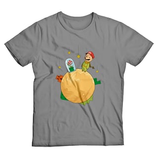 Nome do produto Pequeno Mario <br>[T-Shirt Plus Size]</br>