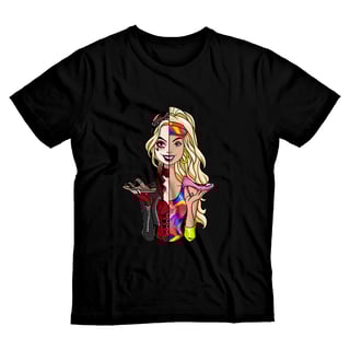 Nome do produto Barbie Quinn <br>[T-Shirt Plus Size]</br>