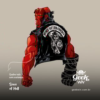 Nome do produto Sons of Hell<br>[Eco Bag]</br>