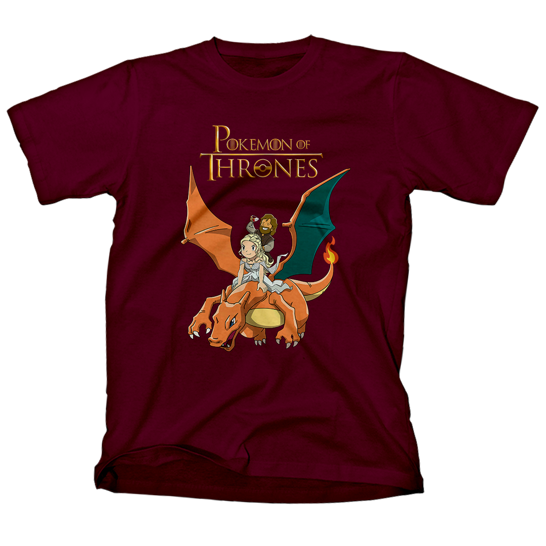 Nome do produto: Pokemon of Thrones <br>[T-Shirt Quality]</br>