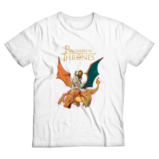 Nome do produto Pokemon of Thrones <br>[T-Shirt Plus Size]</br>