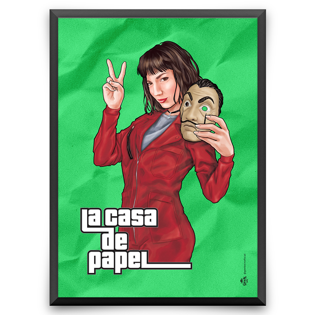 Nome do produto: La Casa de Papel<br>[Pôster]</br>