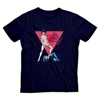 Nome do produto Ghost off the Shell <br>[T-Shirt Plus Size]</br>