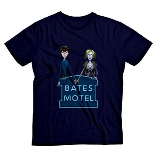 Nome do produto Bates Motel <br>[T-Shirt Plus Size]</br>