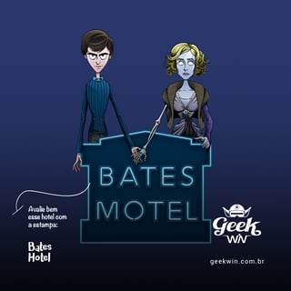 Nome do produto Bates Motel <br>[Moletom Canguru Unissex]</br>
