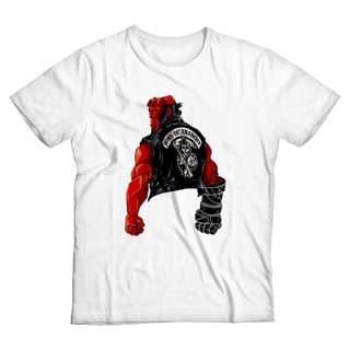Nome do produto Sons of Hell <br>[T-Shirt Plus Size]</br>
