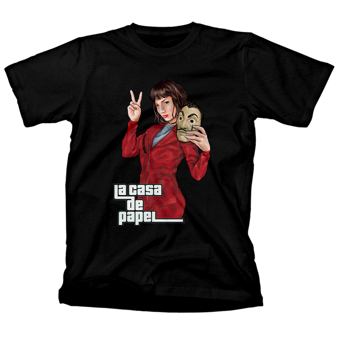 Nome do produto: La Casa de Papel <br>[T-Shirt Quality]</br>