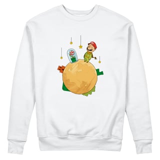 Nome do produto Pequeno Mario <br>[Moletom Fechado Unissex]</br>