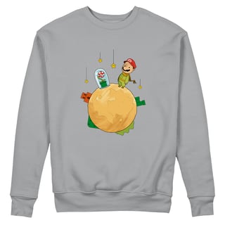 Nome do produto Pequeno Mario <br>[Moletom Fechado Unissex]</br>