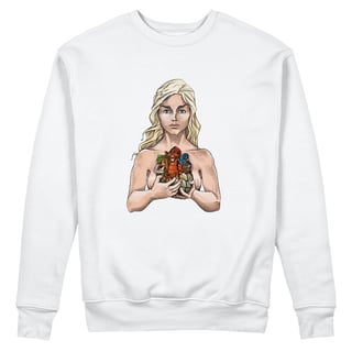 Nome do produto Mother of the Dragons <br>[Moletom Fechado Unissex]</br>