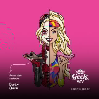 Nome do produto Barbie Quinn <br>[Moletom Canguru Unissex]</br>