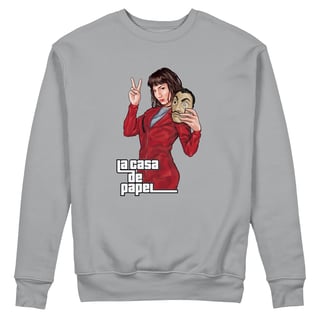 Nome do produto La Casa de Papel <br>[Moletom Fechado Unissex]</br>
